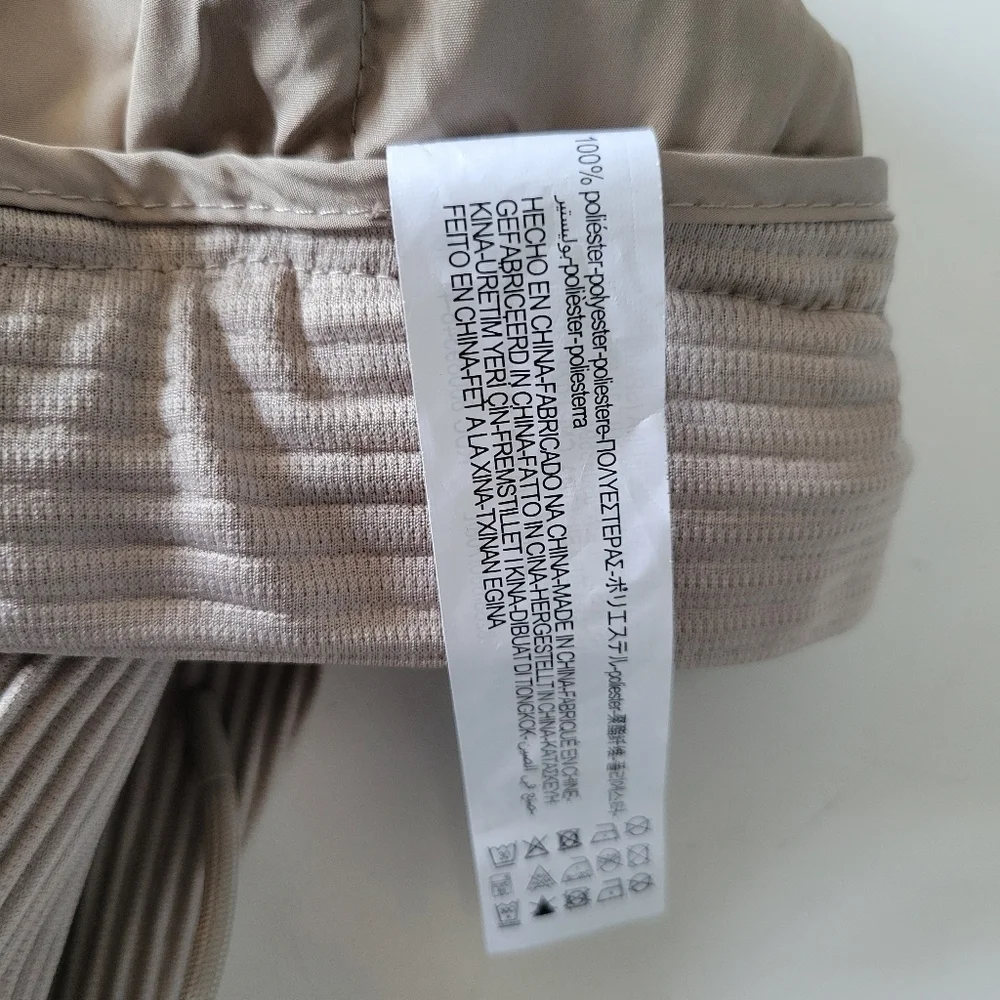 Zara Women's Pull-on Ribbed Pants Grey Size Large NWOT - Picture 8 of 13